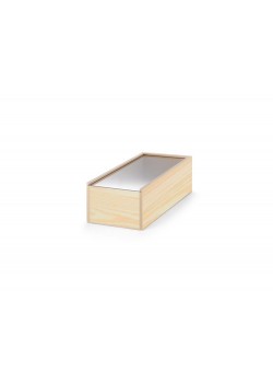 Деревянная коробка BOXIE CLEAR M, натуральный темный