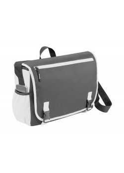 Сумка Punch для ноутбука 15,6, серый/белый
