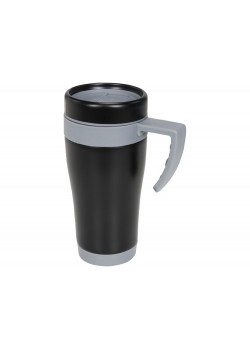 Кружка-термос Cayo 400 мл, черный/серый