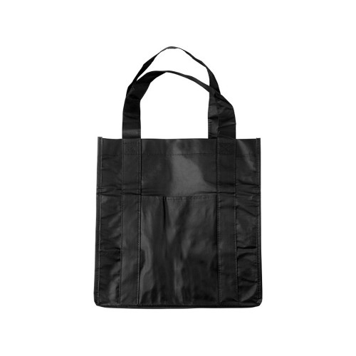 Ламинированная сумка для покупок, черный