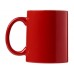 Керамическая кружка Java, красный/белый