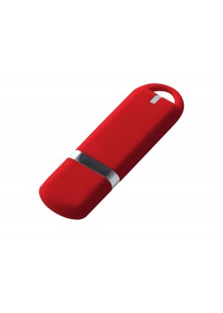 USB-флешка на 32 ГБ 3.0 USB, с покрытием soft-touch, красный