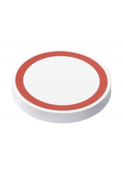 Устройство для беспроводной зарядки, белый/красный