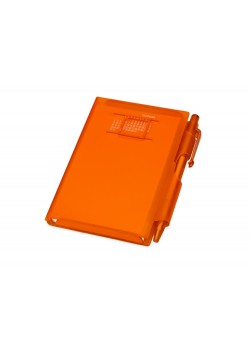 Записная книжка Альманах с ручкой, оранжевый