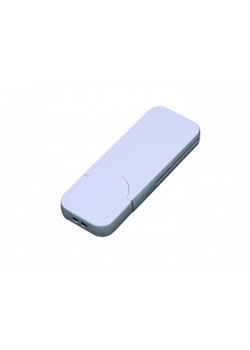 USB-флешка на 4 Гб в стиле I-phone, прямоугольнй формы, белый