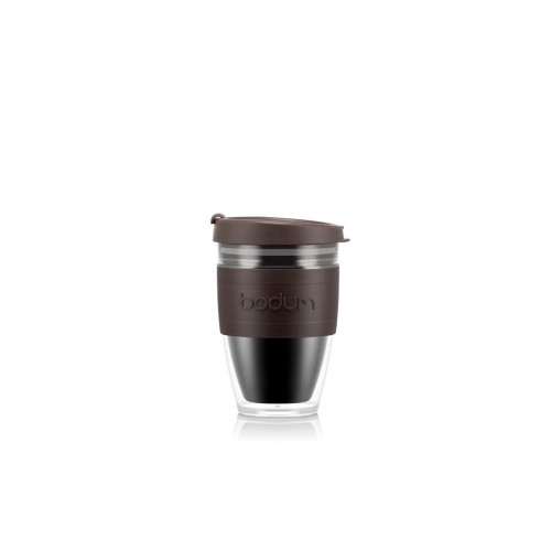 JOYCUP DOUBLE 250. travel mug 250ml, темно-каштановый