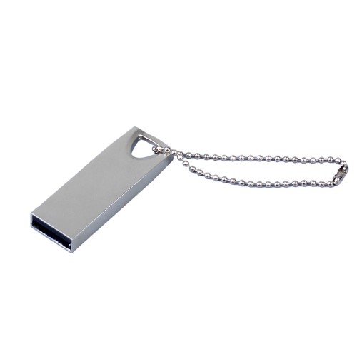 USB 2.0-флешка на 128 Гб с мини чипом, компактный дизайн, стильное отверстие для цепочки