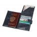 Бумажник путешественника Druid с отделением для паспорта, темно-синий