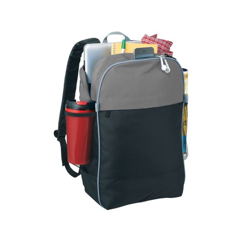 Рюкзак Popin Top Color для ноутбука 15,6, черный/серый