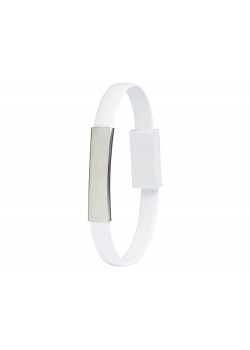 Bracelet Зарядный кабель 2-в-1, белый