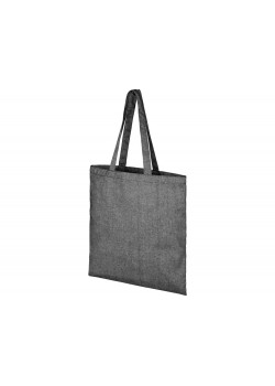 Эко-сумка Pheebs из переработанного хлопка, плотность 210 г/м², heather black