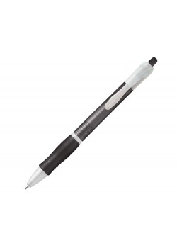 SLIM. Шариковая ручка с противоскользящим покрытием, Черный