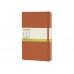 Записная книжка Moleskine Classic (нелинованный) в твердой обложке, Large (13х21см),оранжевый коралл