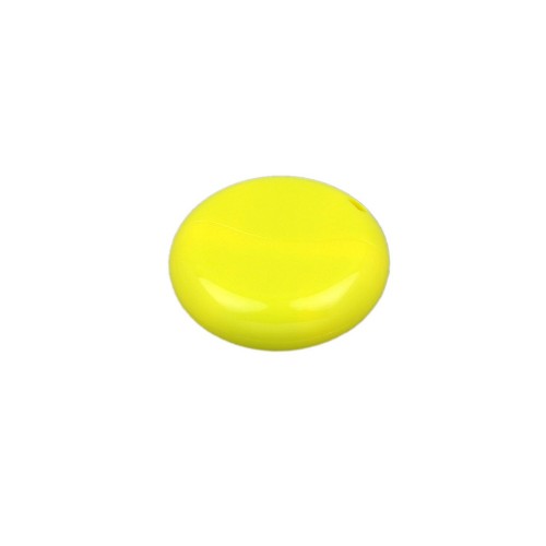 Флешка промо круглой формы, 32 Гб, желтый
