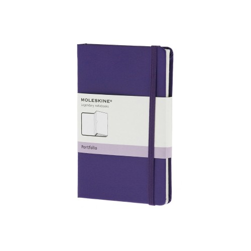 Папка Moleskine Portfolio (с кармашками), Pocket (9х14см), фиолетовый