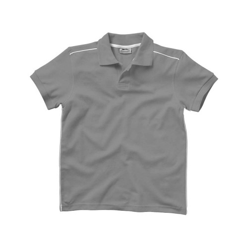 Рубашка поло Backhand мужская, серый/белый