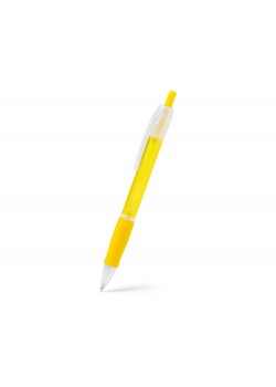 Ручка пластиковая шариковая ONTARIO, желтый