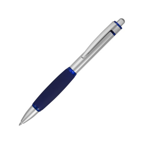 Ручка шариковая Мелодия, синий/серебристый