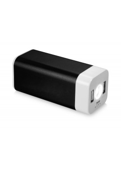 Портативное зарядное устройство Mega Volt, черный/белый