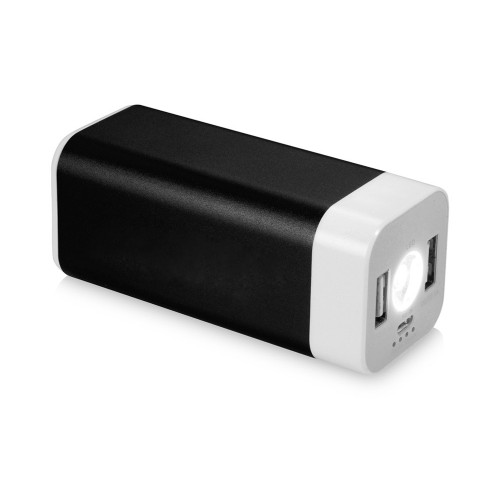 Портативное зарядное устройство Mega Volt, черный/белый