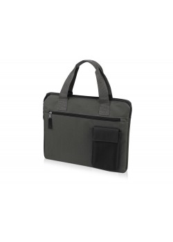 Конференц сумка Session, серый/черный