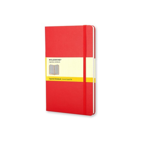 Записная книжка Moleskine Classic (в клетку), Pocket (9х14 см), красный