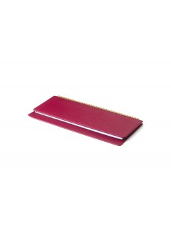 Планинг недатированный  Velvet бордовый
