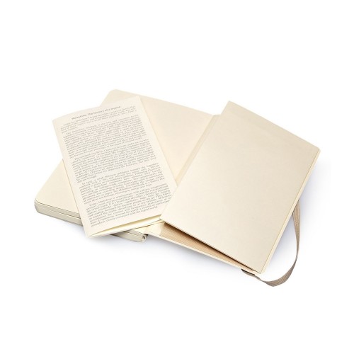 Записная книжка Moleskine Classic Soft (нелинованный), Pocket (9х14 см), бежевый