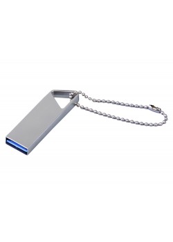 USB 2.0-флешка на 4 Гб с мини чипом, компактный дизайн, отверстие треугольной формы для цепочки