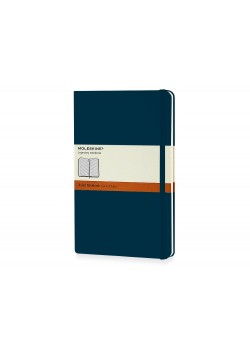 Записная книжка Moleskine Classic (в линейку) в твердой обложке, Large (13х21см), сапфир