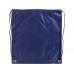 Рюкзак со шнурком Oriole из переработанного ПЭТ, темно-синий