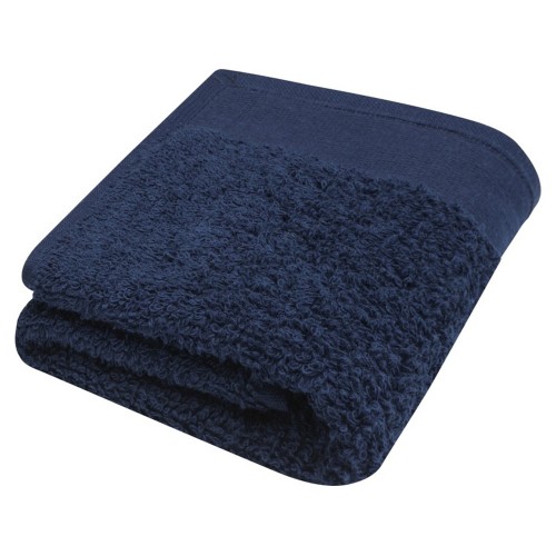Хлопковое полотенце для ванной Chloe 30x50 см плотностью 550 г/м², темно-синий