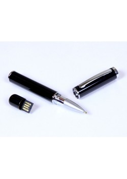 USB-флешка на 8 Гб в виде ручки с мини чипом, черный