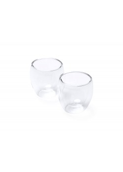 Набор CAPSUL из 2 стаканов с двойными стенками, прозрачный