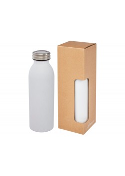 Бутылка Riti объемом 500 мл с медной обшивкой и вакуумной изоляцией , белый