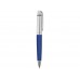 Ручка шариковая Антей с кожаной вставкой, синий