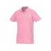 Мужское поло Helios с коротким рукавом, light pink