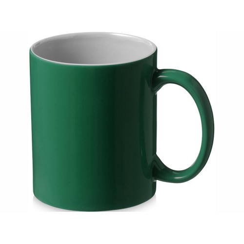 Керамическая кружка Java, зеленый/белый