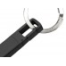 USB 2.0- флешка на 32 Гб c подсветкой логотипа Hook LED, темно-серый, белая подсветка