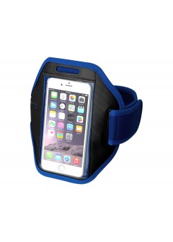 Наручный чехол Gofax для смартфонов с сенсорным экраном, ярко-синий/черный