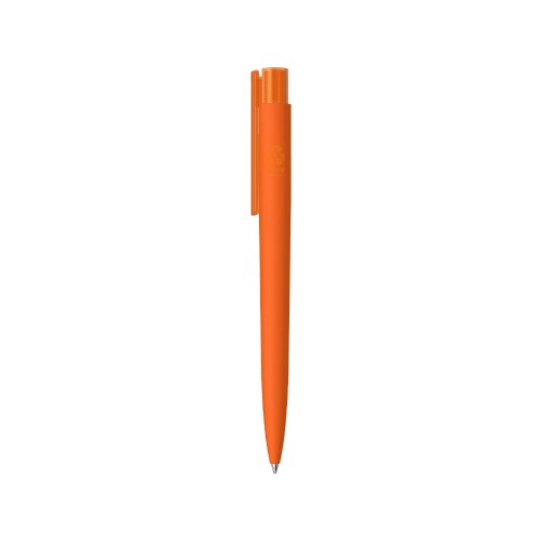 Шариковая ручка RECYCLED PET PEN PRO K transparent GUM soft-touch, оранжевый
