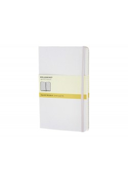 Записная книжка Moleskine Classic (в клетку) в твердой обложке, Large (13х21см), белый