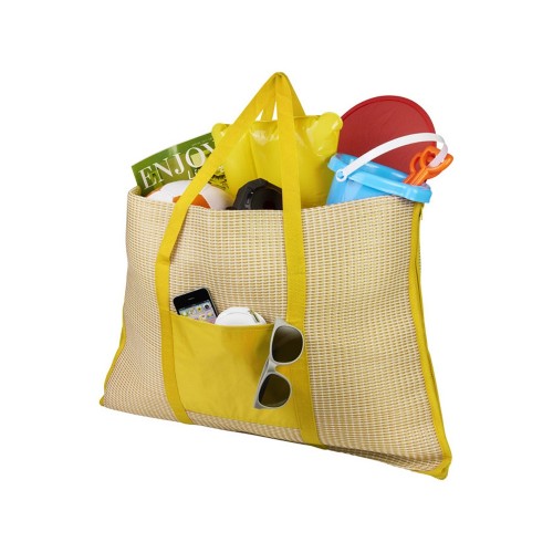 Пляжная складная сумка-тоут и коврик Bonbini, желтый