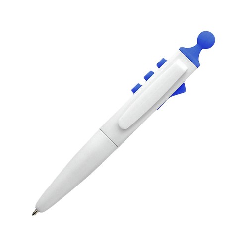 Ручка шариковая Clic Pen, белый/ярко-синий