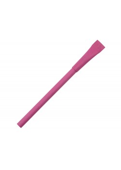 Ручка картонная с колпачком Recycled, фуксия