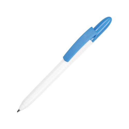 Шариковая ручка Fill White, белый/ голубой