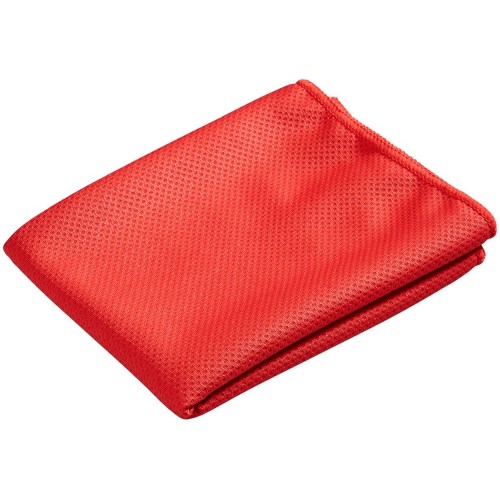 Охлаждающее полотенце Peter в сетчатом мешочке, красный