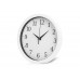 Пластиковые настенные часы диаметр 25,5 см Yikigai, белый