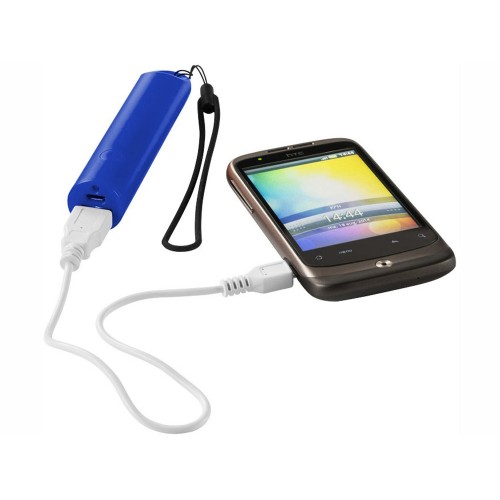 Портативное зарядное устройство Beam, 2200 мА/ч, ярко-синий