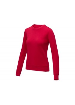 Женский свитер Zenon с круглым вырезом, красный